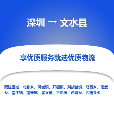 深圳到文水縣物流專(zhuān)線